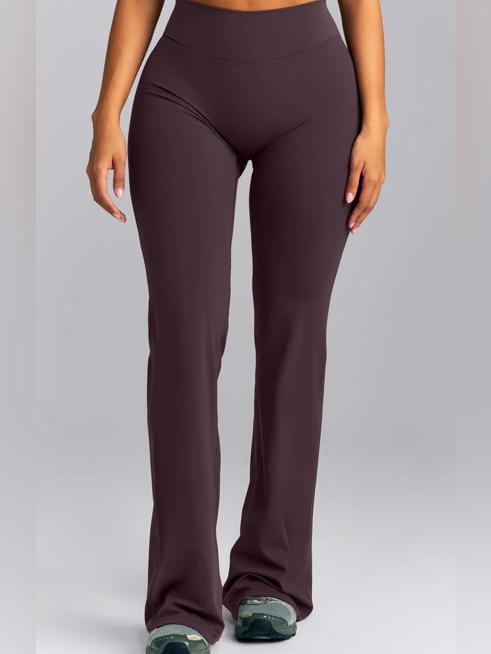 Oner active high rise flares in umber brown